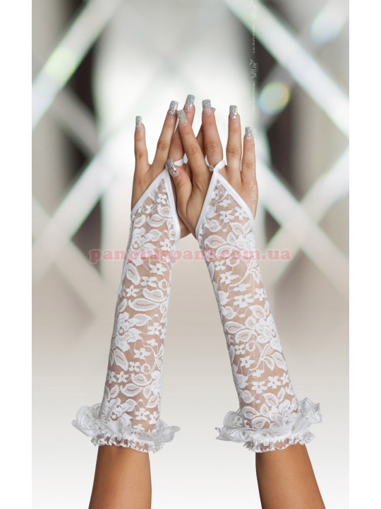 Мітенки SoftLine Gloves 7708 білі