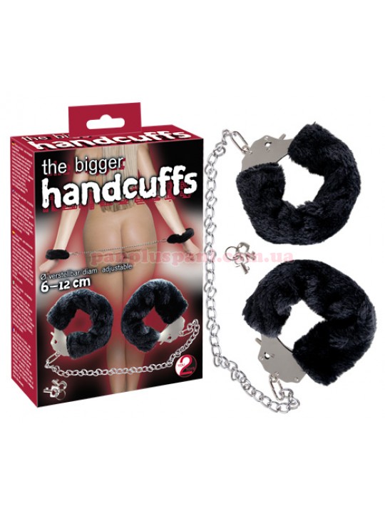 Наручники - Bigger Furry Handcuffs 6-12cm