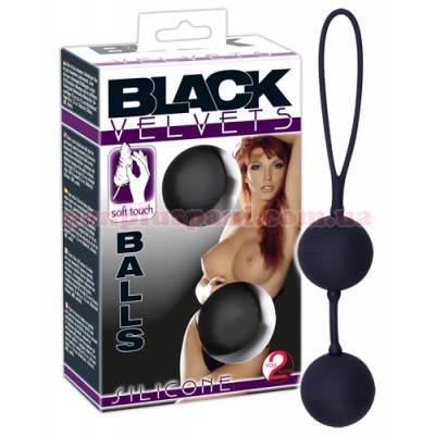 Вагінальні кульки Black Velvets Balls, Ø3.5 см, вага 54 г