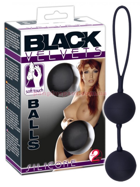 Вагінальні кульки Black Velvets Balls, Ø3.5 см, вага 54 г