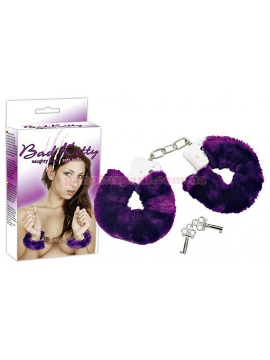 Наручники Bad Kitty Handcuffs purple