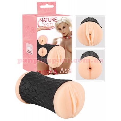 Мастурбатор Nature Skin Pussy & Ass Masturbator