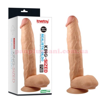 Фалоімітатор Legendary King sized Realistic Dildo LV2208 з мошонкою