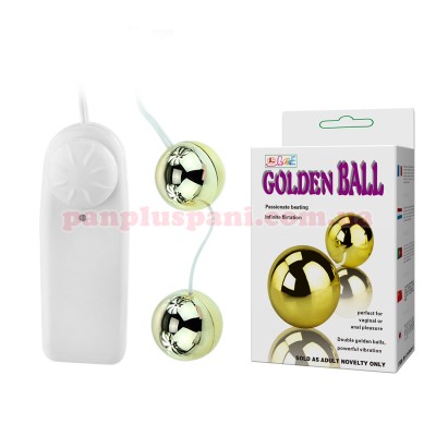 Вагінальні кульки Golden Ball BI-014049-6 з вібрацією, вага 70 г