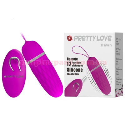 Віброяйце Pretty Love Dawn Pink BI-014404W з пультом д/к