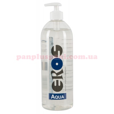 Лубрикант EROS Aqua bottle на водній основі в пляшечці з дозатором 1000 мл 