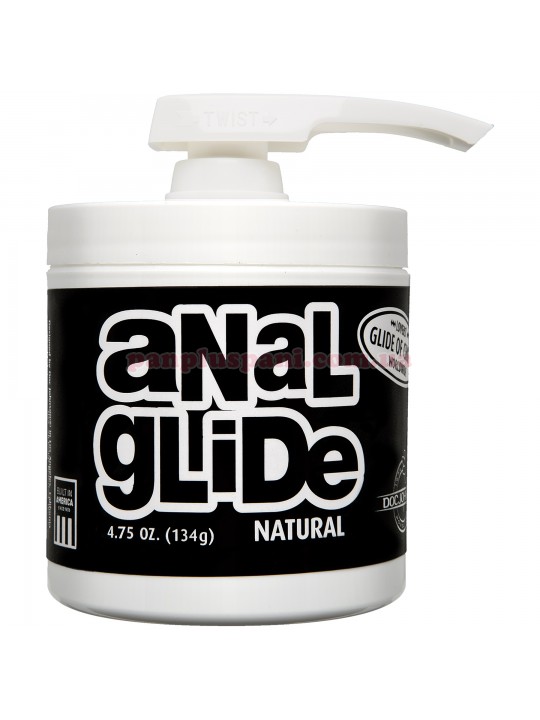 Лубрикант Doc Johnson Anal Glide Natural анальный на масляной основе 134 г