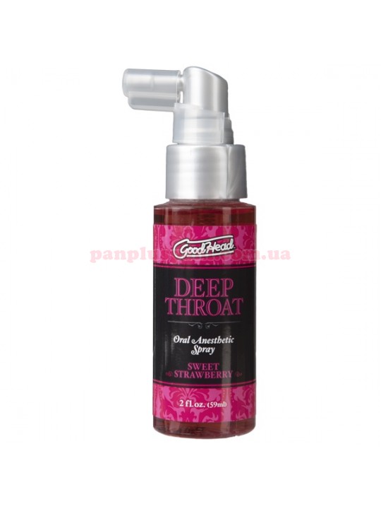 Спрей для глибокого мінету Doc Johnson GoodHead Deep Throat Spray Sweet Strawberry 59 мл