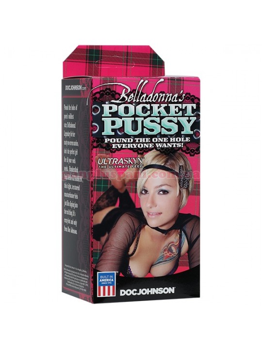 Мастурбатор Doc Johnson Belladonna's ULTRASKYN™ Pocket Pussy