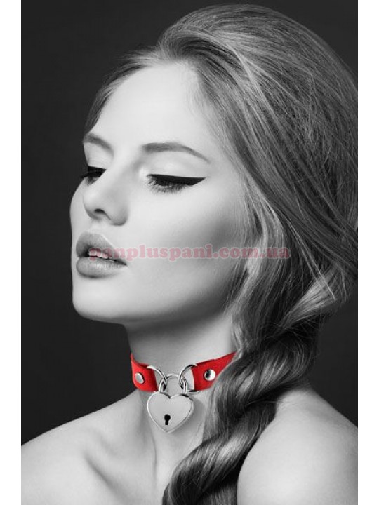 Чокер Bijoux Pour Toi Heart Lock Red