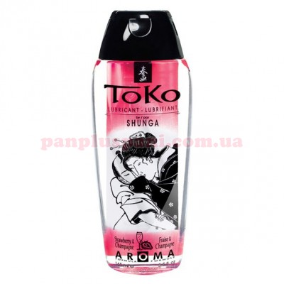 Лубрикант Shunga Toko Aroma Sparkling Strawberry Wine їстівний на водній основі 165 мл