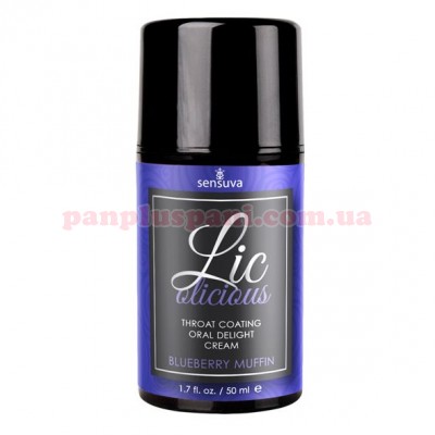 Гель для мінету Sensuva Lic-o-Licious Blueberry Muffin 50 мл