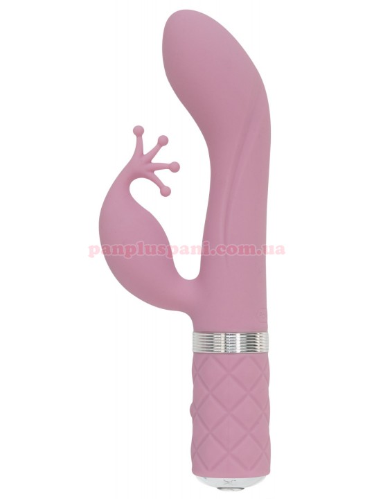 Вібратор PILLOW TALK Kinky Pink з кристалом Swarovski