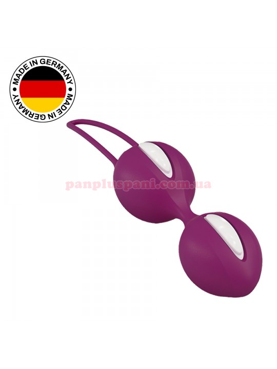 Вагінальні кульки Fun Factory Smartballs Duo grape, Ø3.6 см, вага 74 г