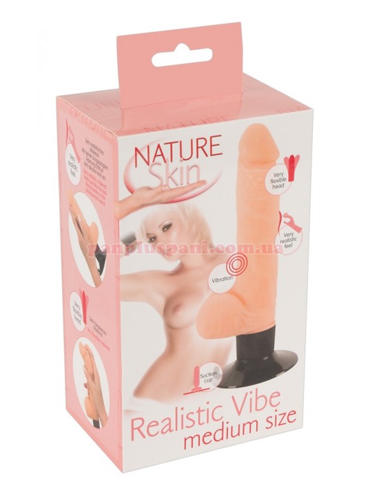Вібратор Nature Skin Realistic Vibe M