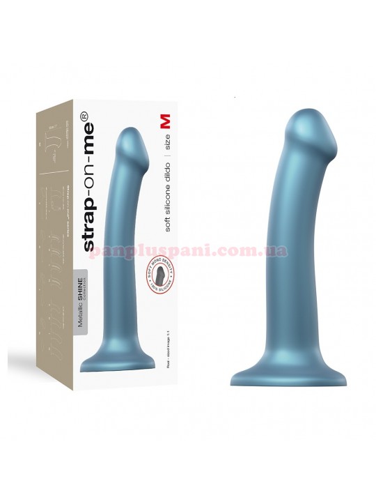 Фалоімітатор Strap-On-Me Mono Density Dildo Blue M 