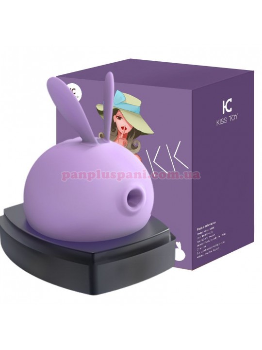 Вакуумний вібростимулятор KisToy Miss KK Purple