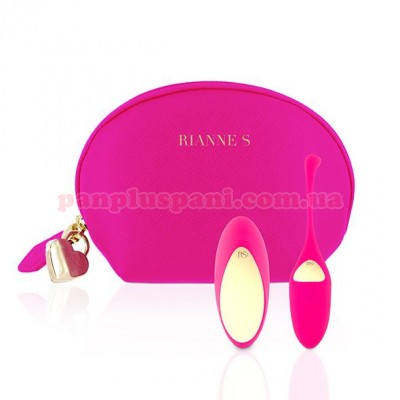 Віброяйце Rianne S Pulsy Playball Pink з вібруючим пультом д/к