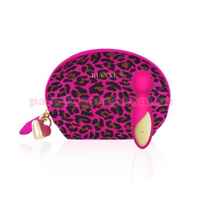 Вібромасажер Rianne S Lovely Leopard Mini Wand Pink