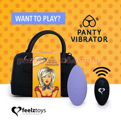 Вібратор в трусики FeelzToys Panty Vibe Remote Controlled Vibrator Purple з пультом д/к