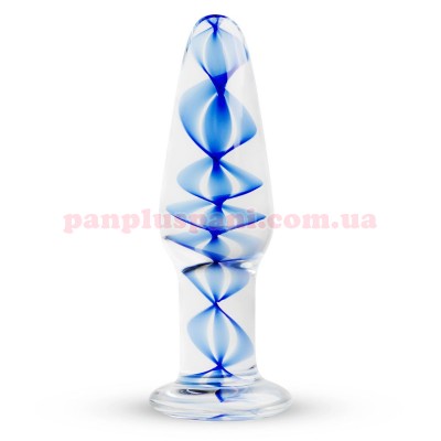 Анальна пробка Gildo Glass Buttplug No. 23 скляна, Ø3.3 см, вага 400 г