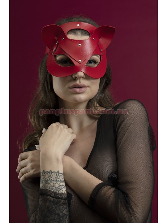 Маска кішки Feral Feelings Catwoman Mask червона