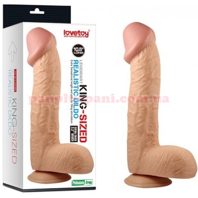 Фалоімітатор Legendary King sized Realistic Dildo LV2207 з мошонкою
