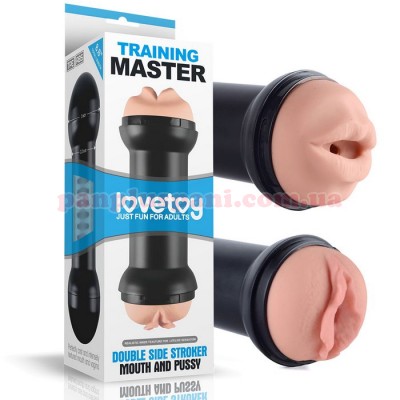 Мастурбатор Training Master Double Side Stroker Mouth and Pussy