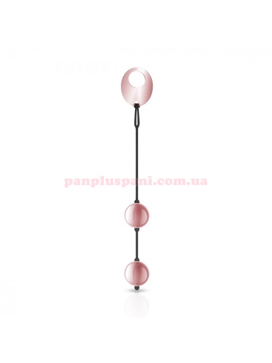 Вагінальні кульки Rosy Gold Nouveau Kegel Balls, Ø2.8 см, вага 376 г