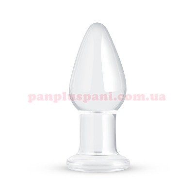 Анальна пробка Gildo Glass Buttplug No. 24 скляна, Ø3.9 см, вага 300 г