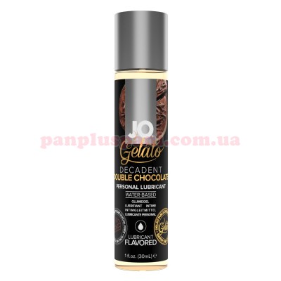 Лубрикант System JO Gelato Decadent Double Chocolate їстівний на водній основі 30 мл