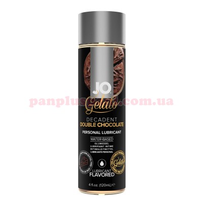 Лубрикант System JO Gelato Decadent Double Chocolate їстівний на водній основі 120 мл