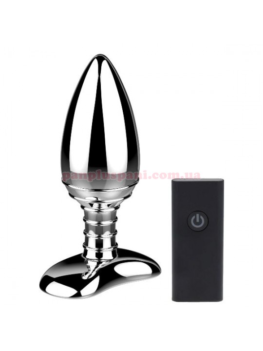 Анальна пробка Nexus Cestos з вібрацією і пультом д/к, Ø4 см, вага 180 г