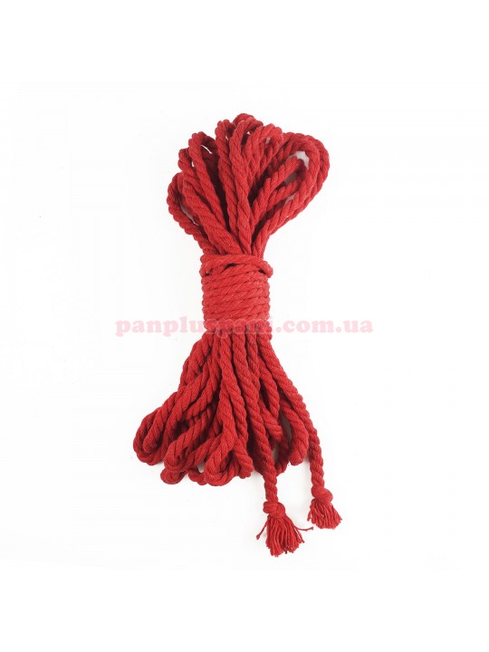 Мотузка бавовняна Art of Sex 8 м, червона