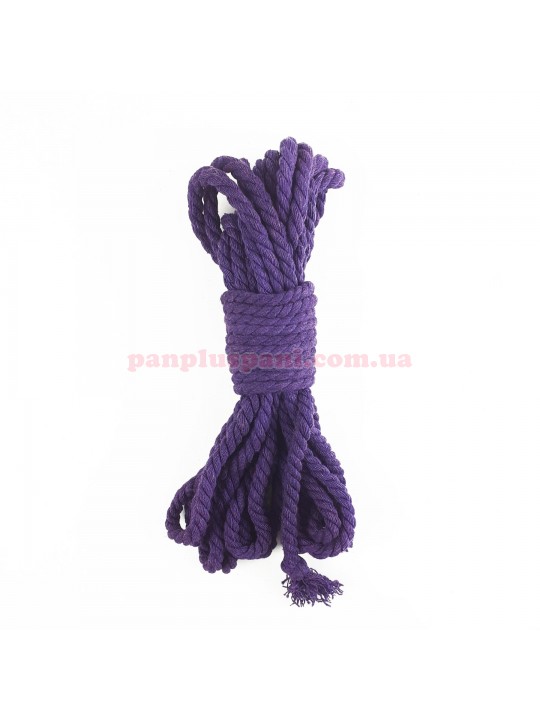 Мотузка бавовняна Art of Sex 8 м, фіолетова