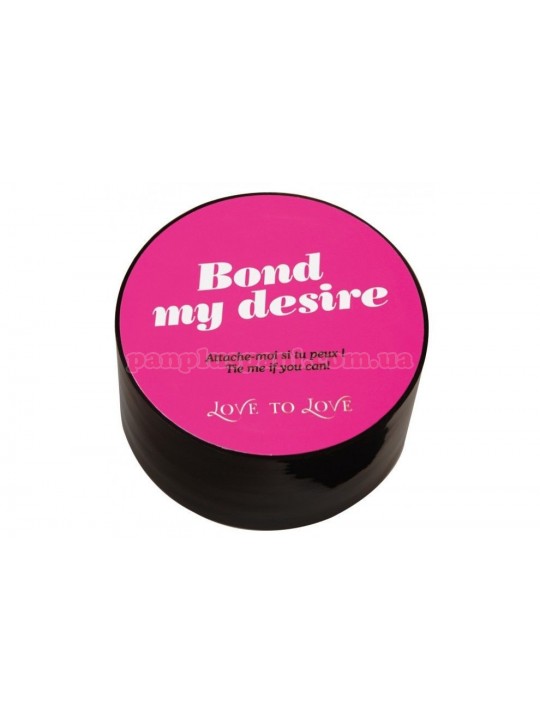 Стрічка для бондажа Love To Love Bond My Desire 15 м, Black 