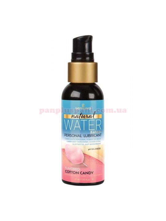 Лубрикант Sensuva Natural Water-Based Cotton Candy на водній основі 57 мл