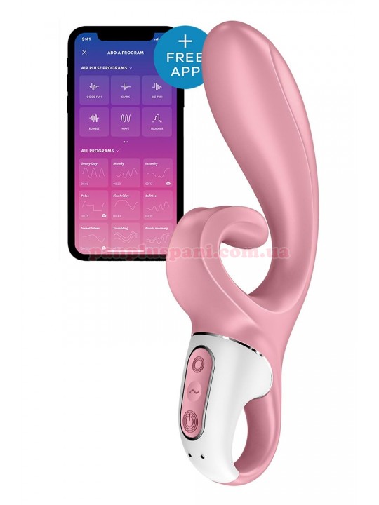 Вібратор Satisfyer Hug Me Pink смарт