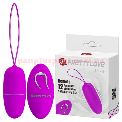 Віброяйце Pretty Love Selkie Purple BI-014865W з пультом д/к