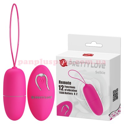 Віброяйце Pretty Love Selkie Pink BI-014865W-1 з пультом д/к