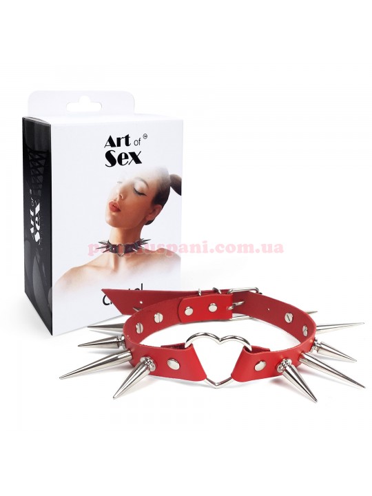 Чокер Art of Sex Crystal червоний