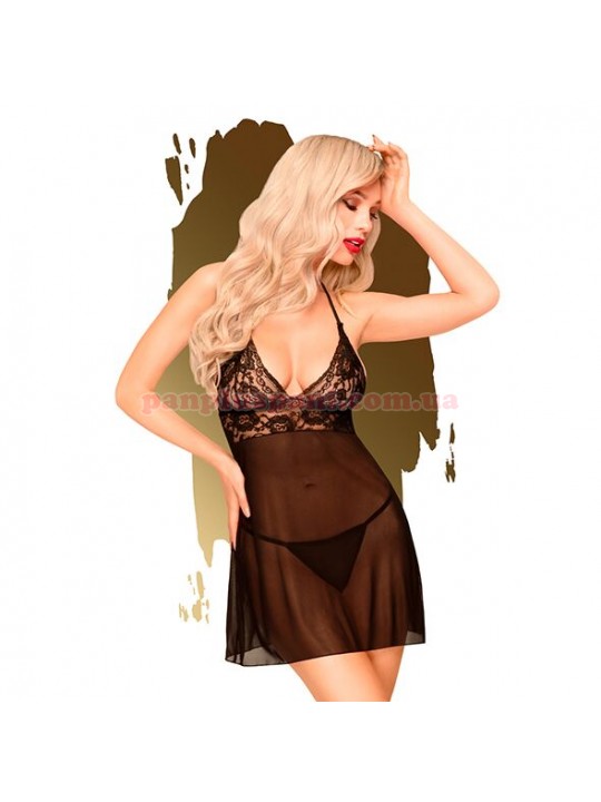 Пеньюар Penthouse Bedtime Story Black M/L з трусиками