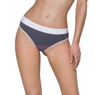 Трусики жіночі Passion PS007 PANTIES dark grey M