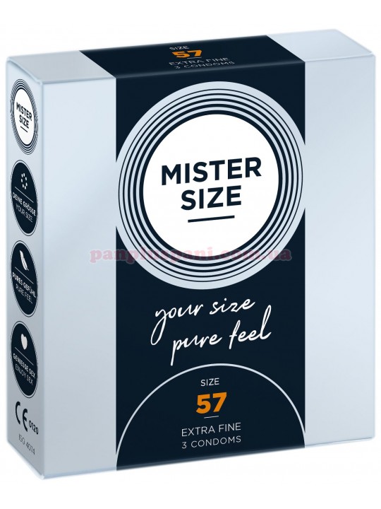 Презерватив Mister Size 57 3 шт
