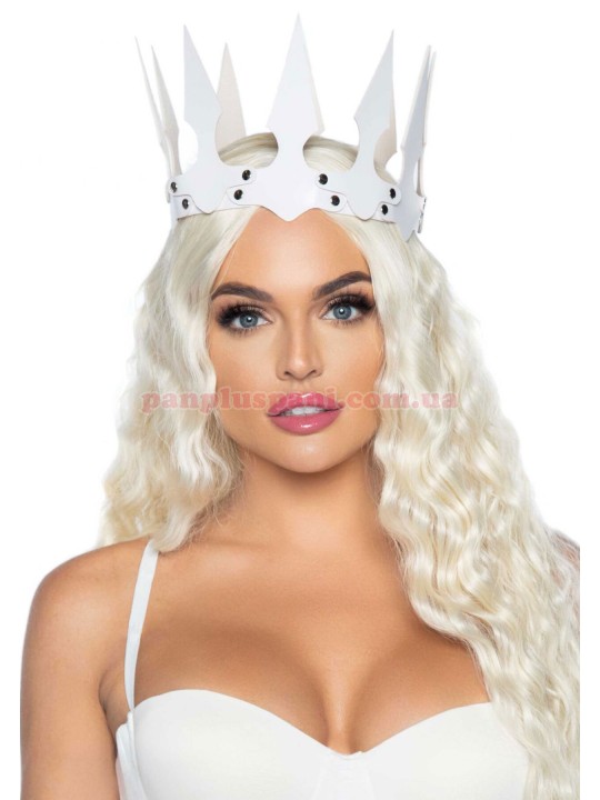 Корона Leg Avenue spiked crown White