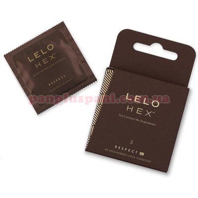 Презервативи LELO HEX Condoms Respect XL 3 шт