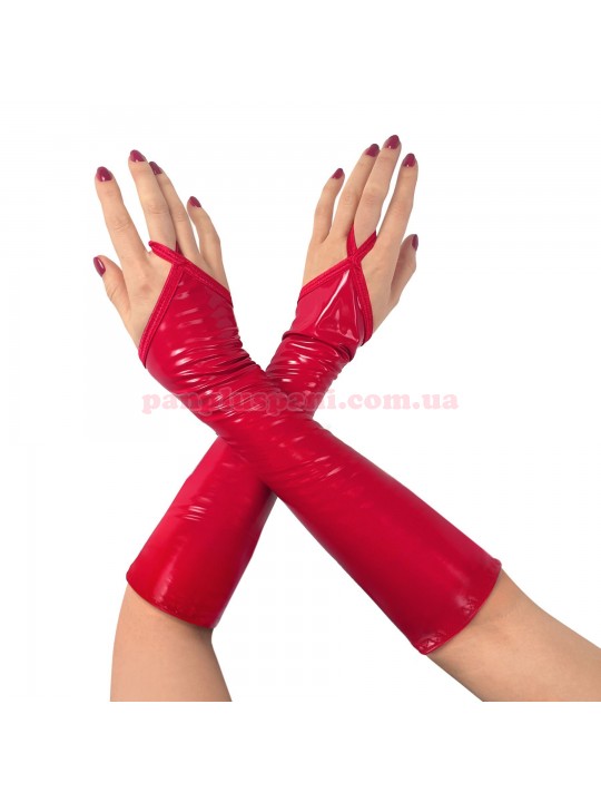 Мітенки Art of Sex Lora S короткі, червоні