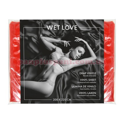 Простирадло Fetish Tentation Wet Love Red, 200 x 220 cм