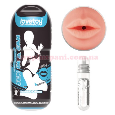 Мастурбатор LoveToy Sex In A Can Mouth Stamina Tunnel
