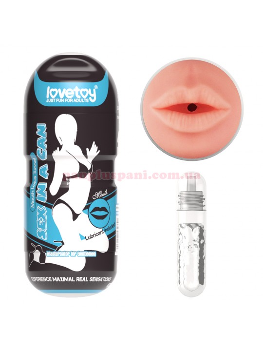 Мастурбатор LoveToy Sex In A Can Mouth Stamina Tunnel